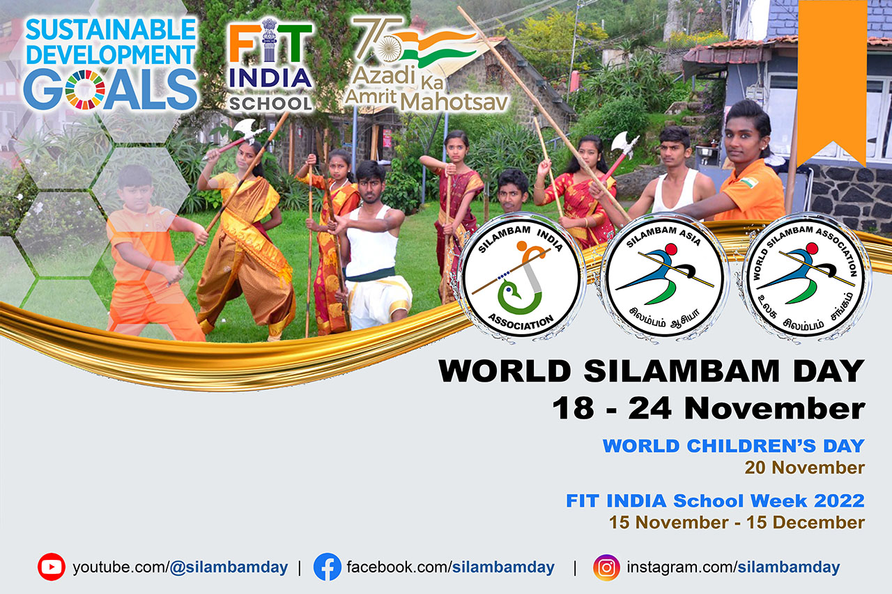 World Silambam Day commemorated on 17 November 2023 for Silambam Day origin Posters 1