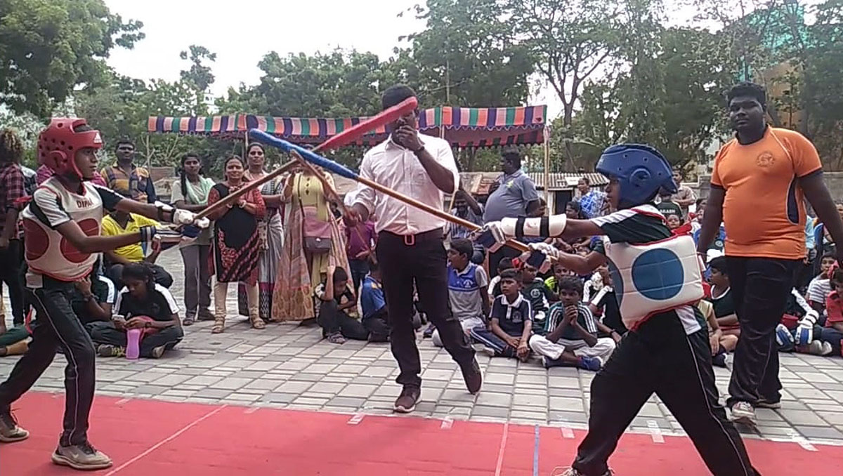 World Silambam TNSSA Tamil Nadu Silambam Stick Fencing